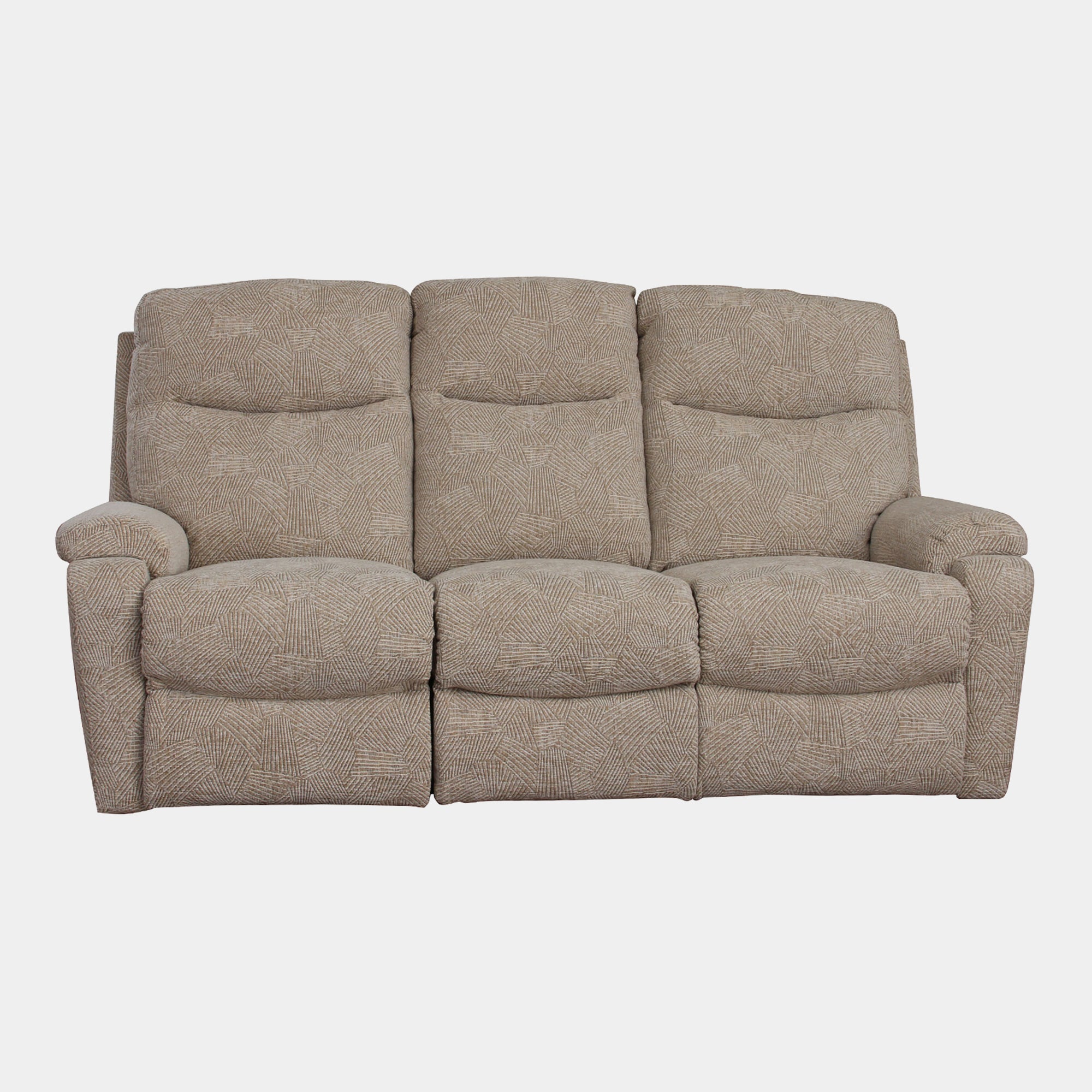 3 Seat Auto Recliner In Fabric Synergy