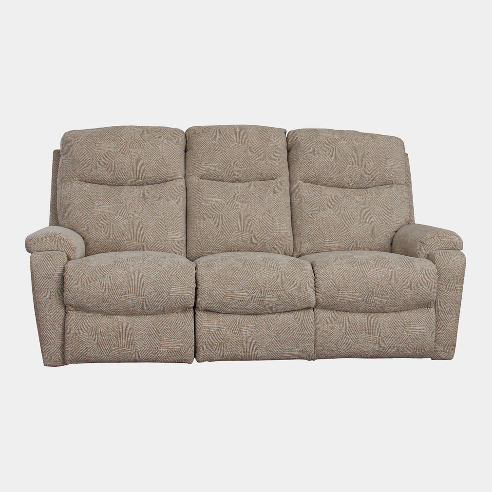 3 Seat Manual Recliner In Fabric Synergy