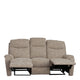 3 Seat Manual Recliner In Fabric Synergy