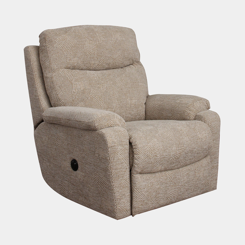 Auto Recliner Chair In Fabric Synergy