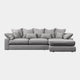 Lexington - Large RHF Chaise Pillow Back Sofa In Fabric Grade C