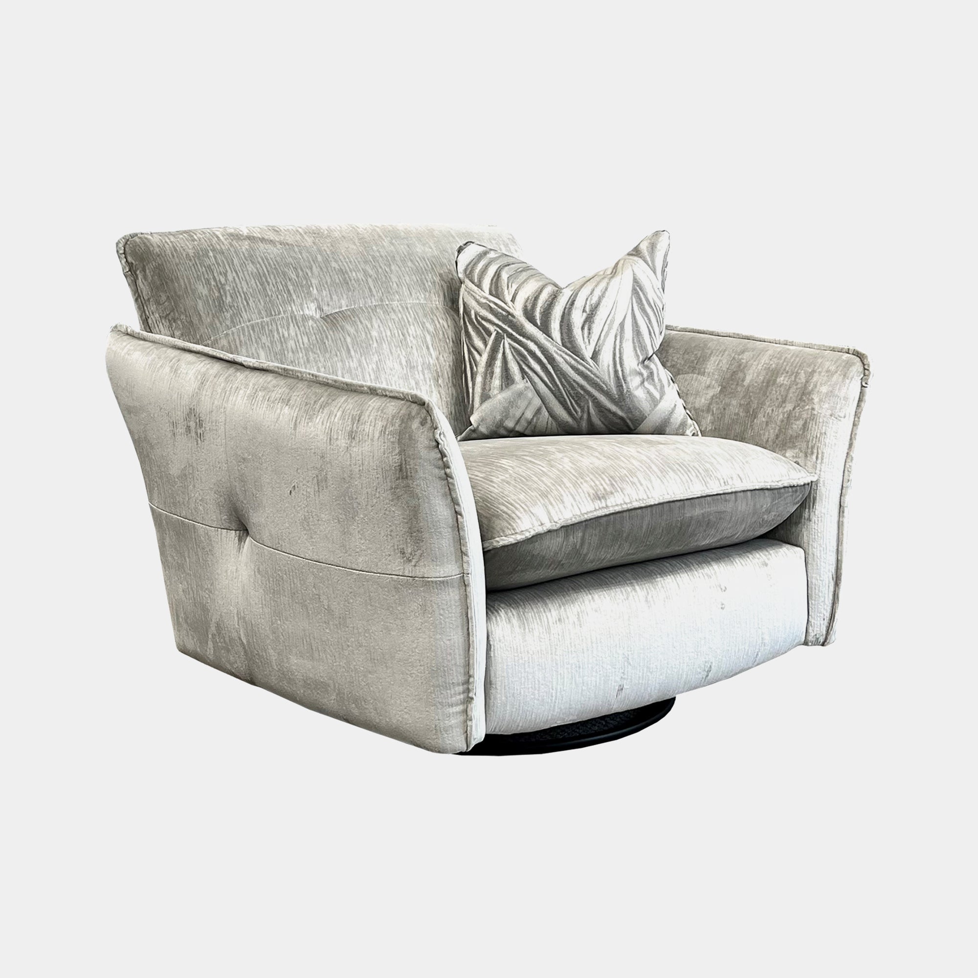 Lola - Swivel Glider In Fabric Fabric