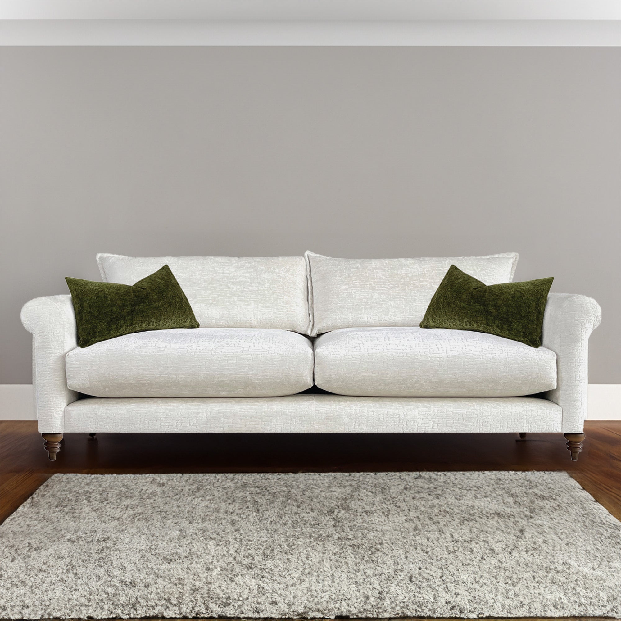 Standard Back Grande Sofa In Fabric Alexandra