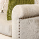 Pillow Back Grande Sofa In Fabric Alexandra