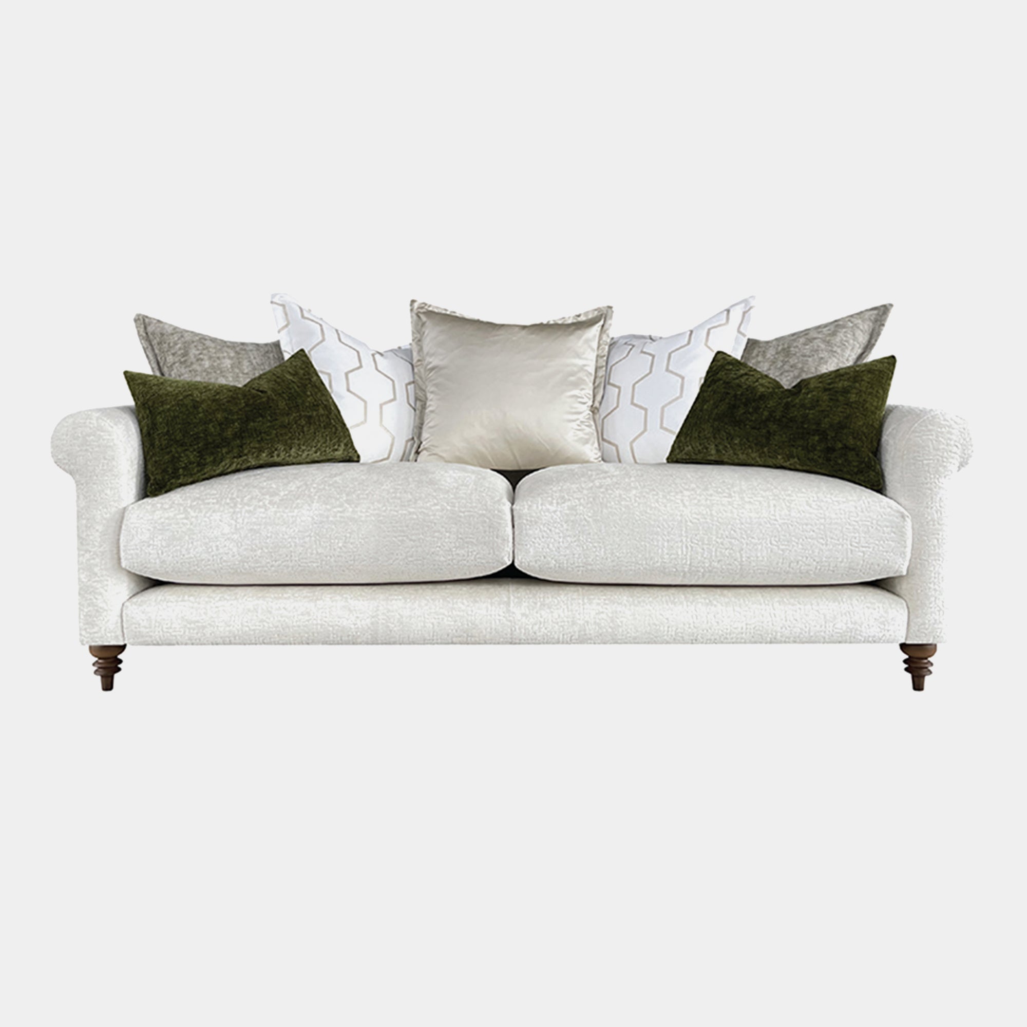 Maximus - Pillow Back 4 Seat Sofa In Fabric Alexandra