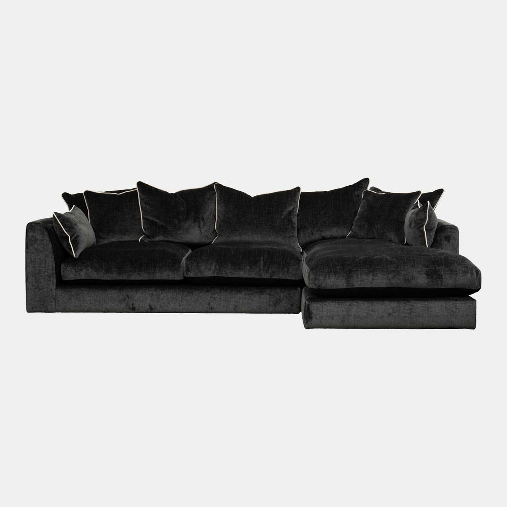 Monte Carlo - Large RHF Chaise Sofa With Fibre Interiors In Fabric