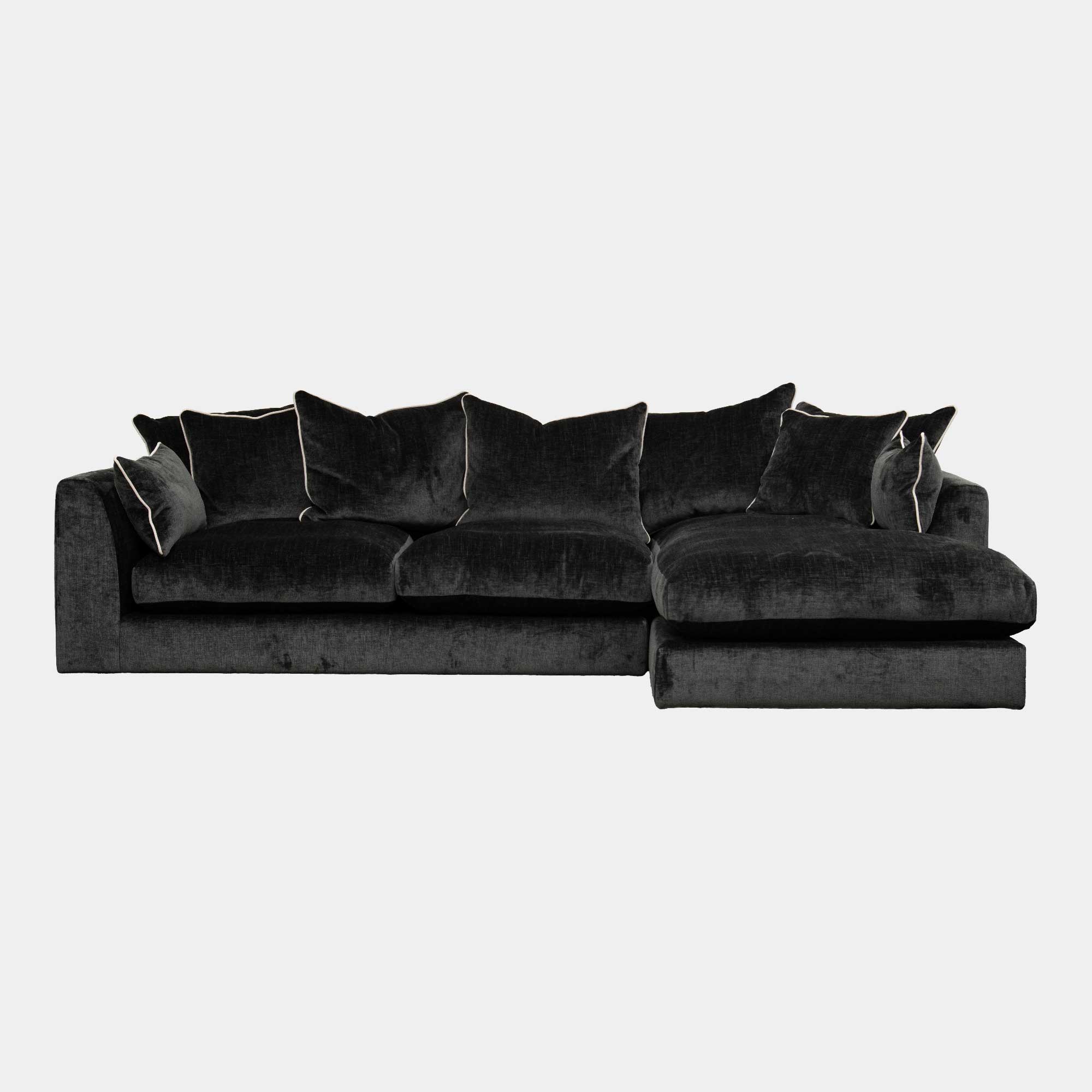 Monte Carlo - Large RHF Chaise Sofa With Encore Foam Interiors In Fabric