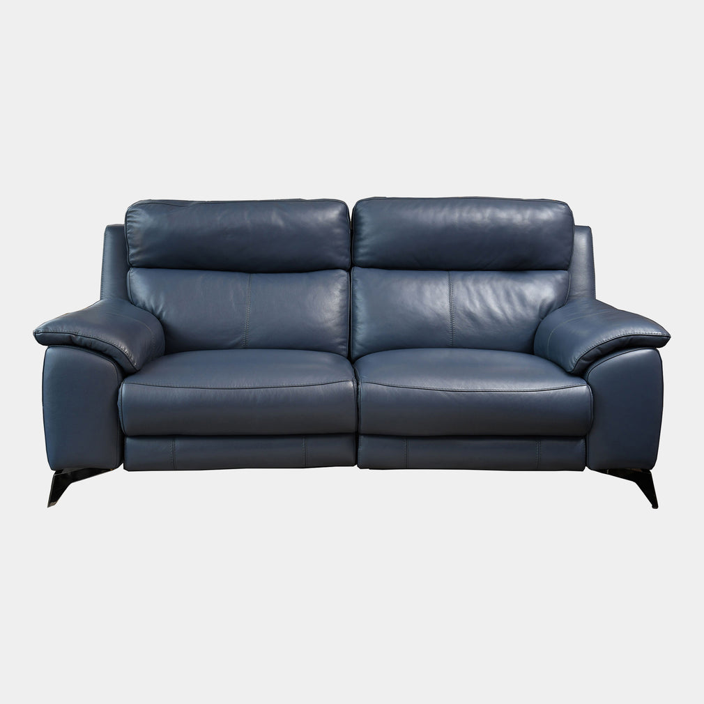 2.5 Compact Sofa With 2 Power Recliners In CAT 25 Full Leather.