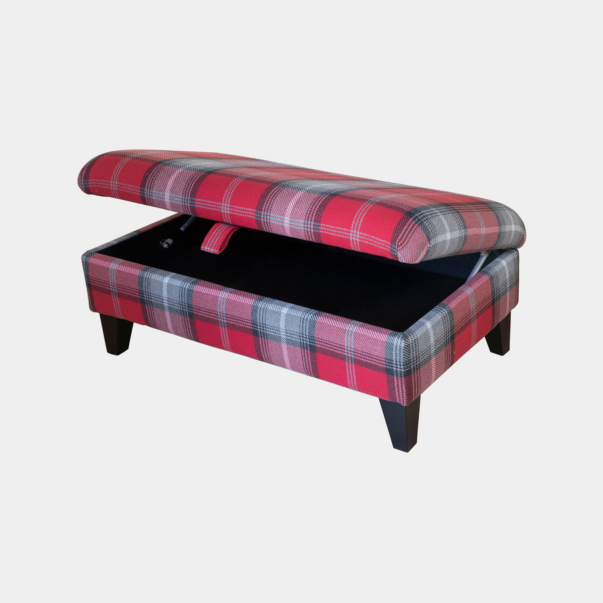 Mabel - Legged Ottoman In Fabric Grade SE