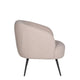 Accent Chair In Fabric Boucle Cream (Assmebly Required)