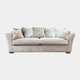 Oregon - Grand Pillow Back Sofa In Fabric Fendi Pearl Fibre Interior