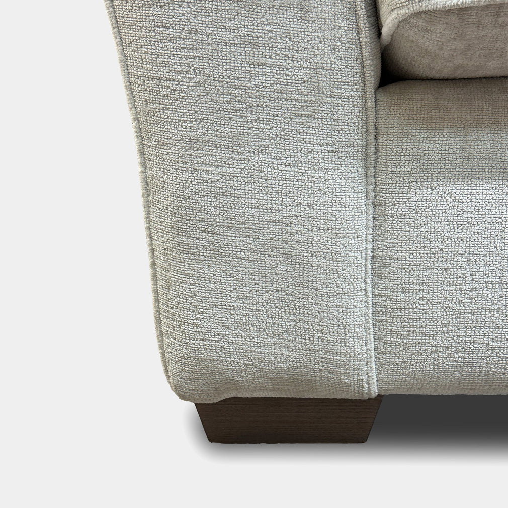 Oregon - Love Seat Standard Back Sofa In Fabric Fendi (Fibre Interior)