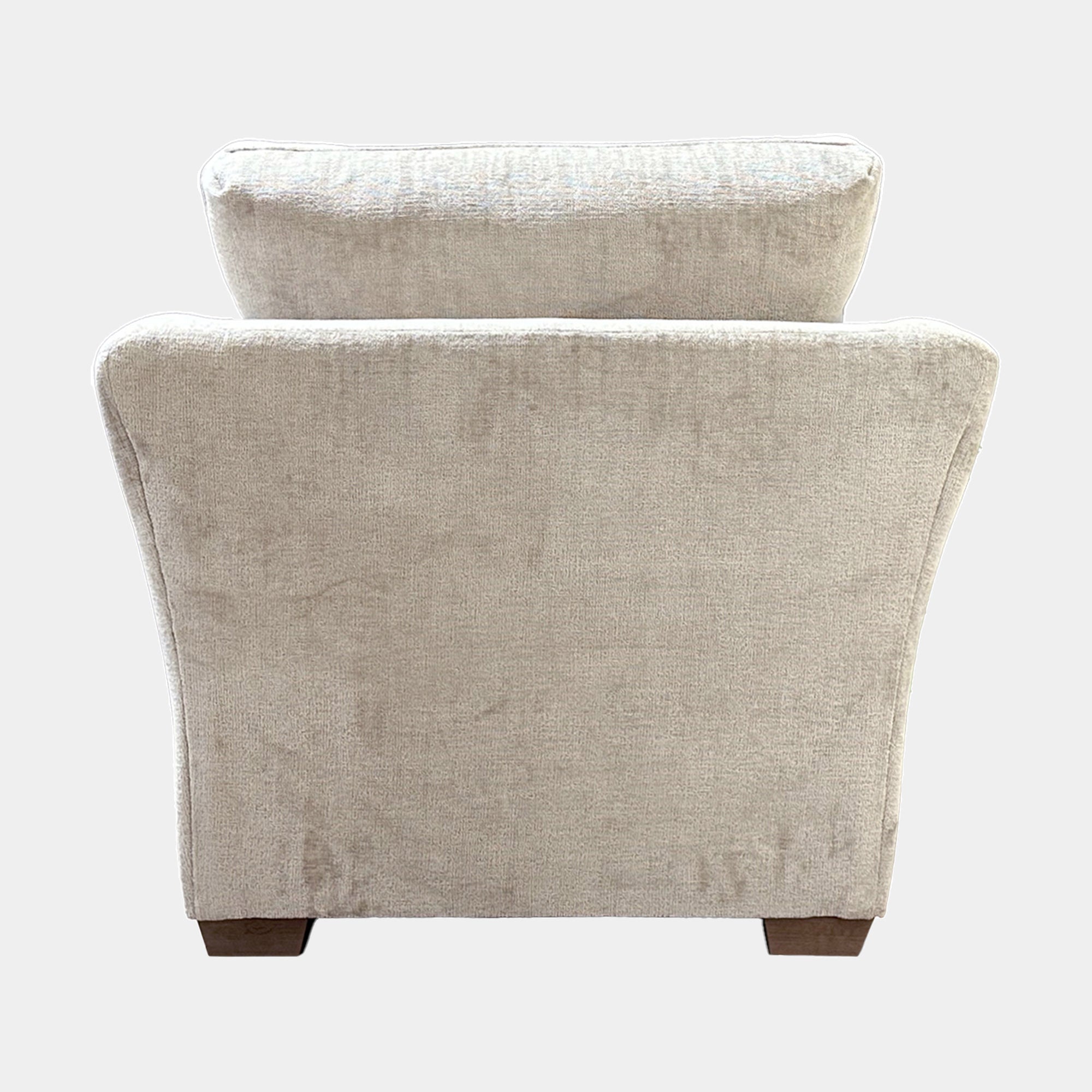 Oregon - Chair In Fabric Fendi Pearl Foam Interior