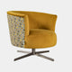 Swivel Chair In Fabric Premium Plain & Pattern