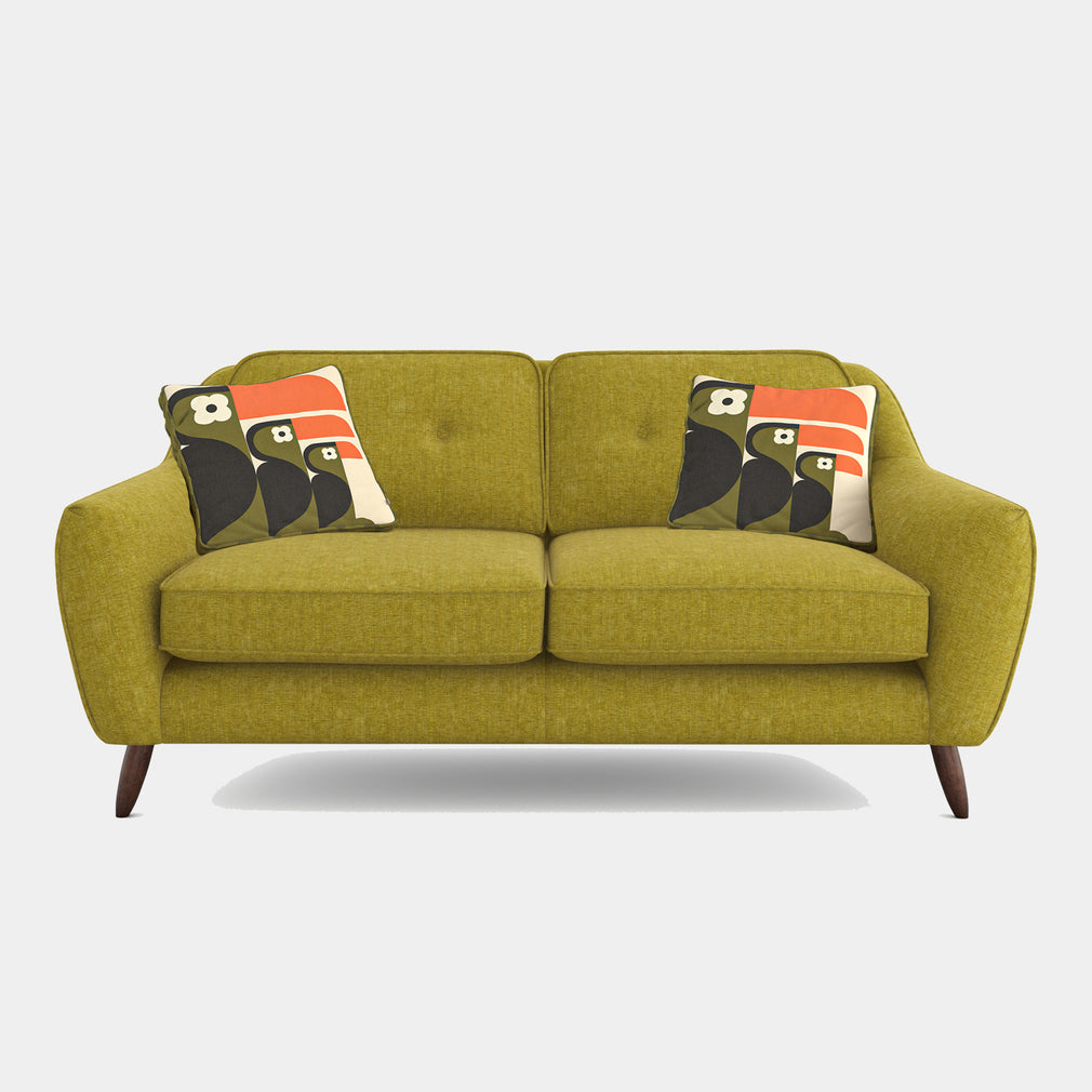 Medium Sofa In Fabric Premium Plain