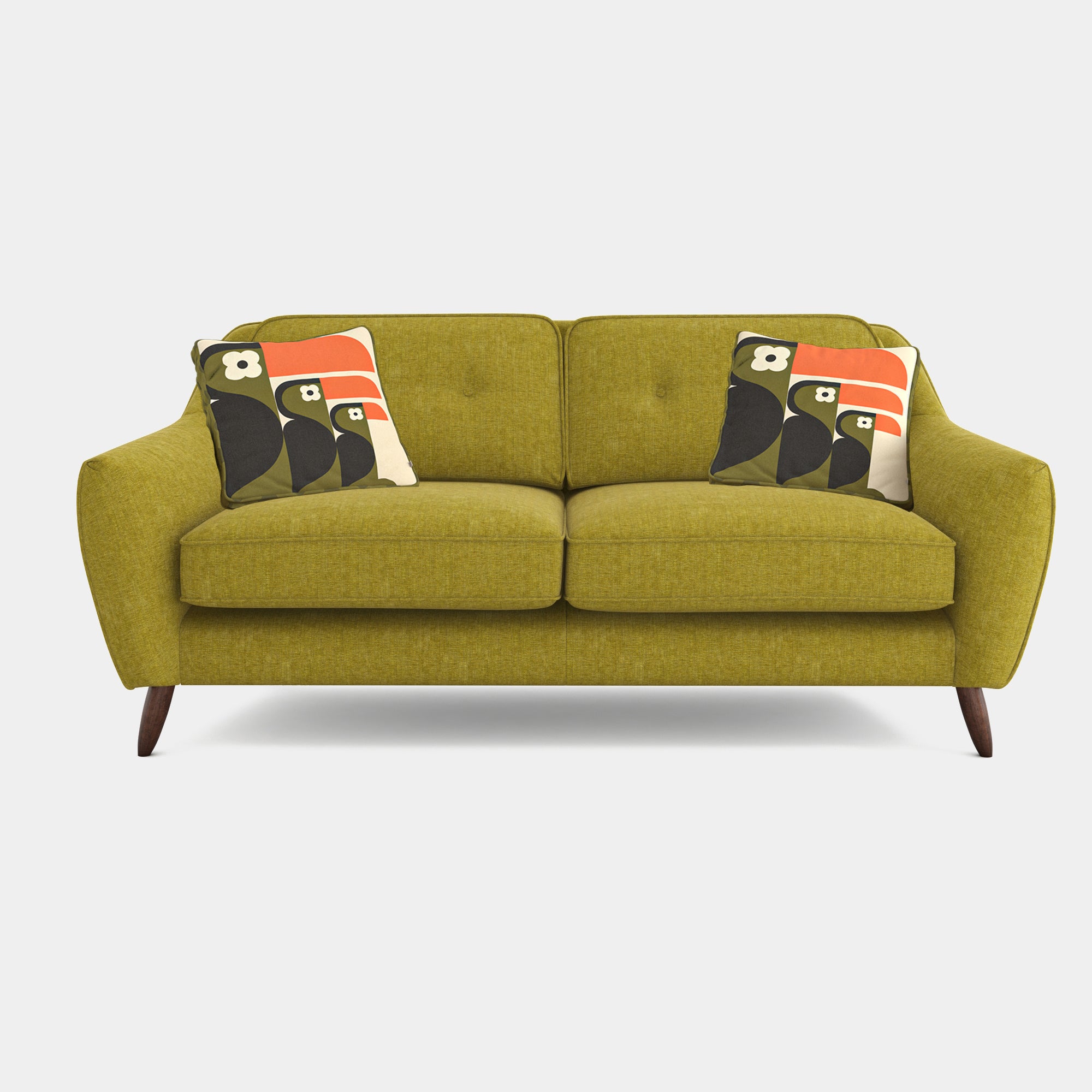 Orla Kiely Laurel - Large Sofa In Fabric Premium Plain
