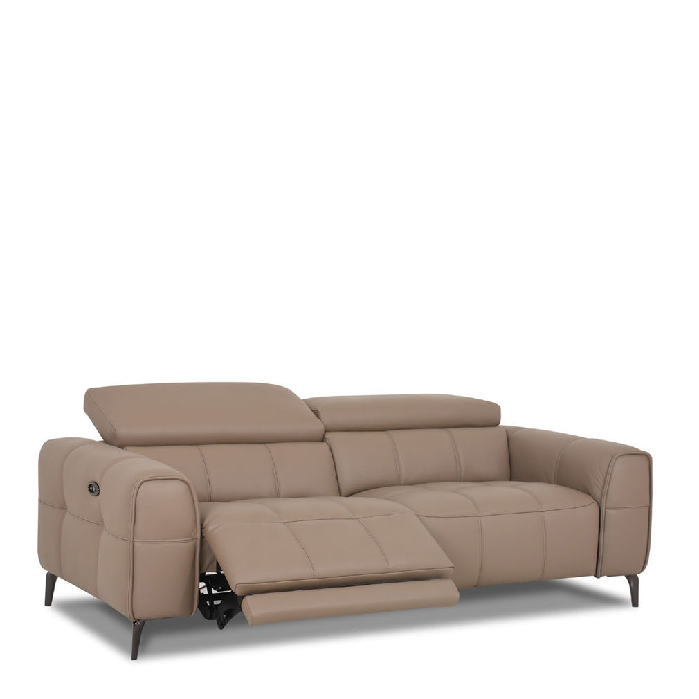 2.5 Seat Sofa With 2 Power Recliners & USB Toggle Switch In Leather Cat 20