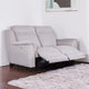 Power Recliner Large 2 Seat Sofa With USB Port - Single Motors In Fabric Grade A
