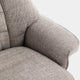 Royale - Swivel Recliner Chair & Footstool In Fabric Chacha Oat