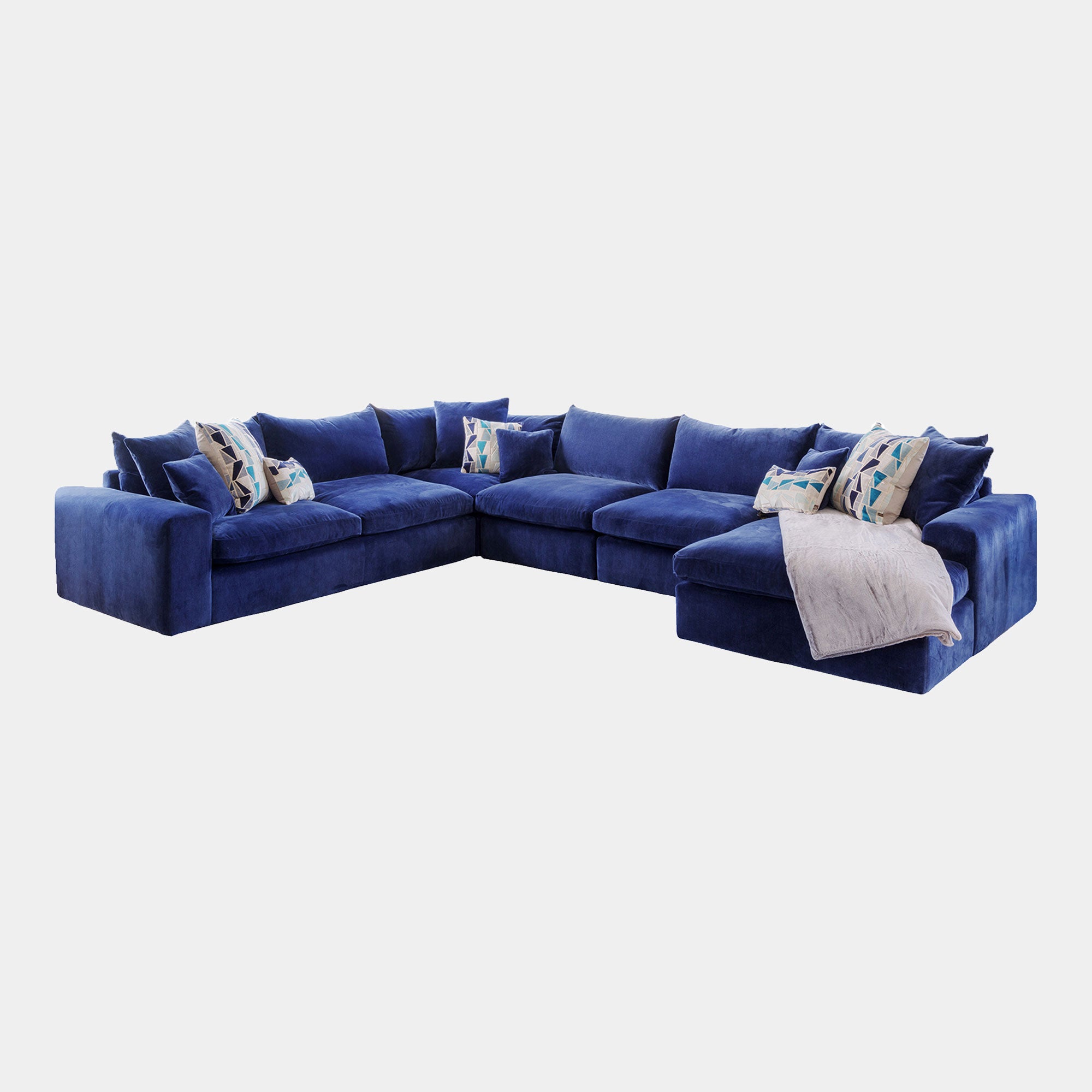 U Corner Group "As Shown" With 2 Seat Sofa LHF