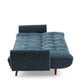 Click Clack Sofa Bed In Fabric Navy With Dark Legs