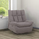 San Diego - Armless Power Recliner Swivel Chair With Battery Pack In Fabric