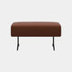 Stressless Stella - Large Ottoman In Leather Paloma Copper With Matt Black Foot