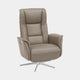 Stockholm - Small Swivel Power Recliner Chair With Triple Motors In Semi Aniline Leather