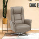 Stockholm - Small Swivel Power Recliner Chair With Triple Motors In Semi Aniline Leather