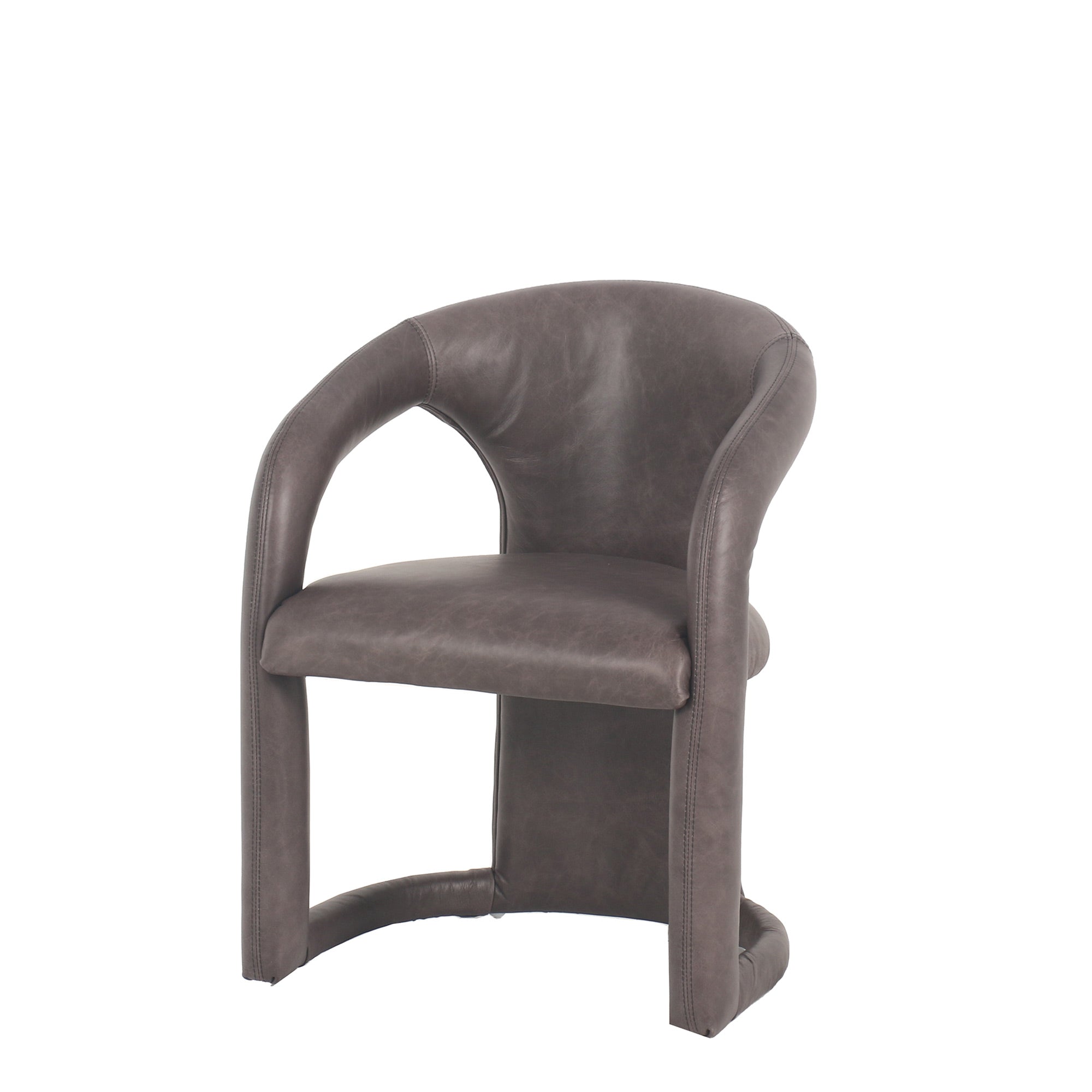 Stratus - Accent Chair In Cal 17 Cera Leather Cognac