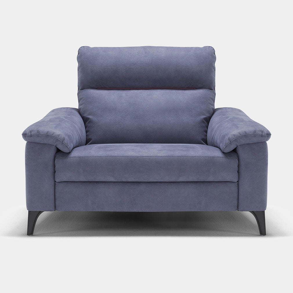 Treviso - Armchair In Fabric Or Leather Microfibre