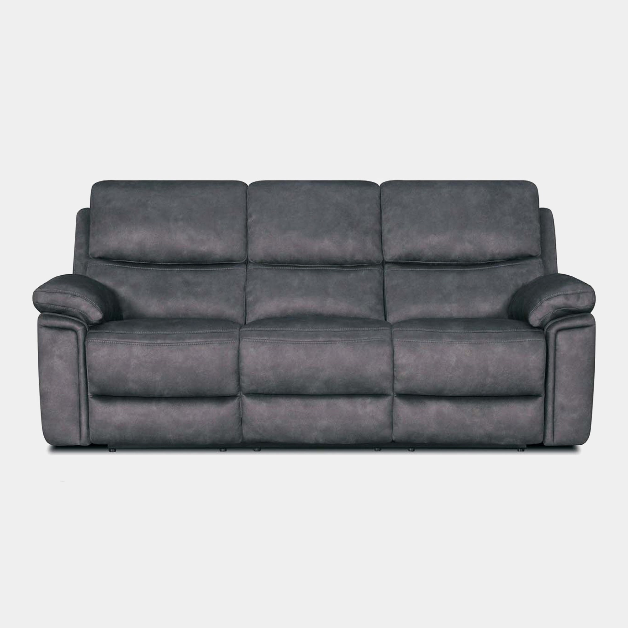 Tampa - 3 Seat 2 Manual Recliner Sofa In Fabric Or Leather Fabric Grade BSF20