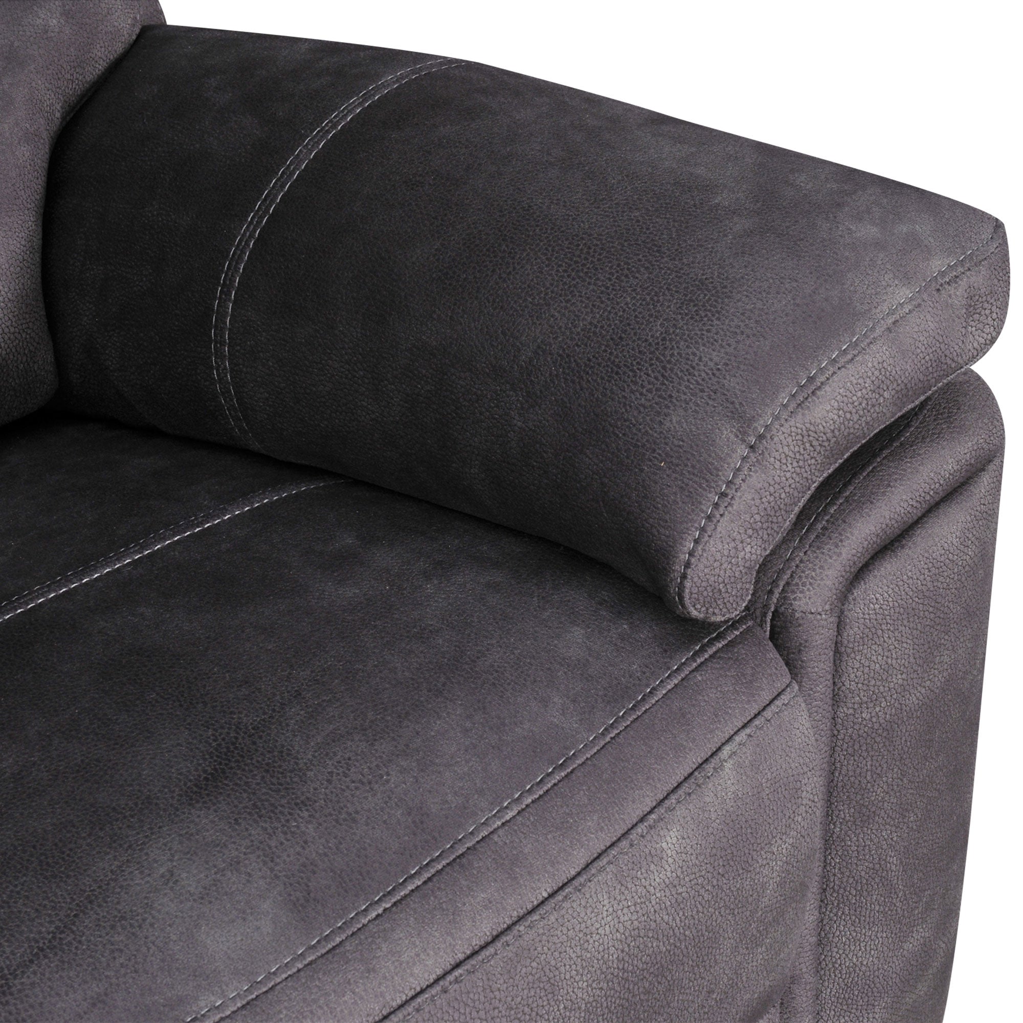 Tampa - Manual Recliner Chair In Fabric Or Leather Fabric Grade BSF20