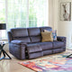 3 Seat Sofa With Power Recliners In Fabric Grade BSF20