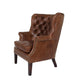 Chair Buttoned Hide C