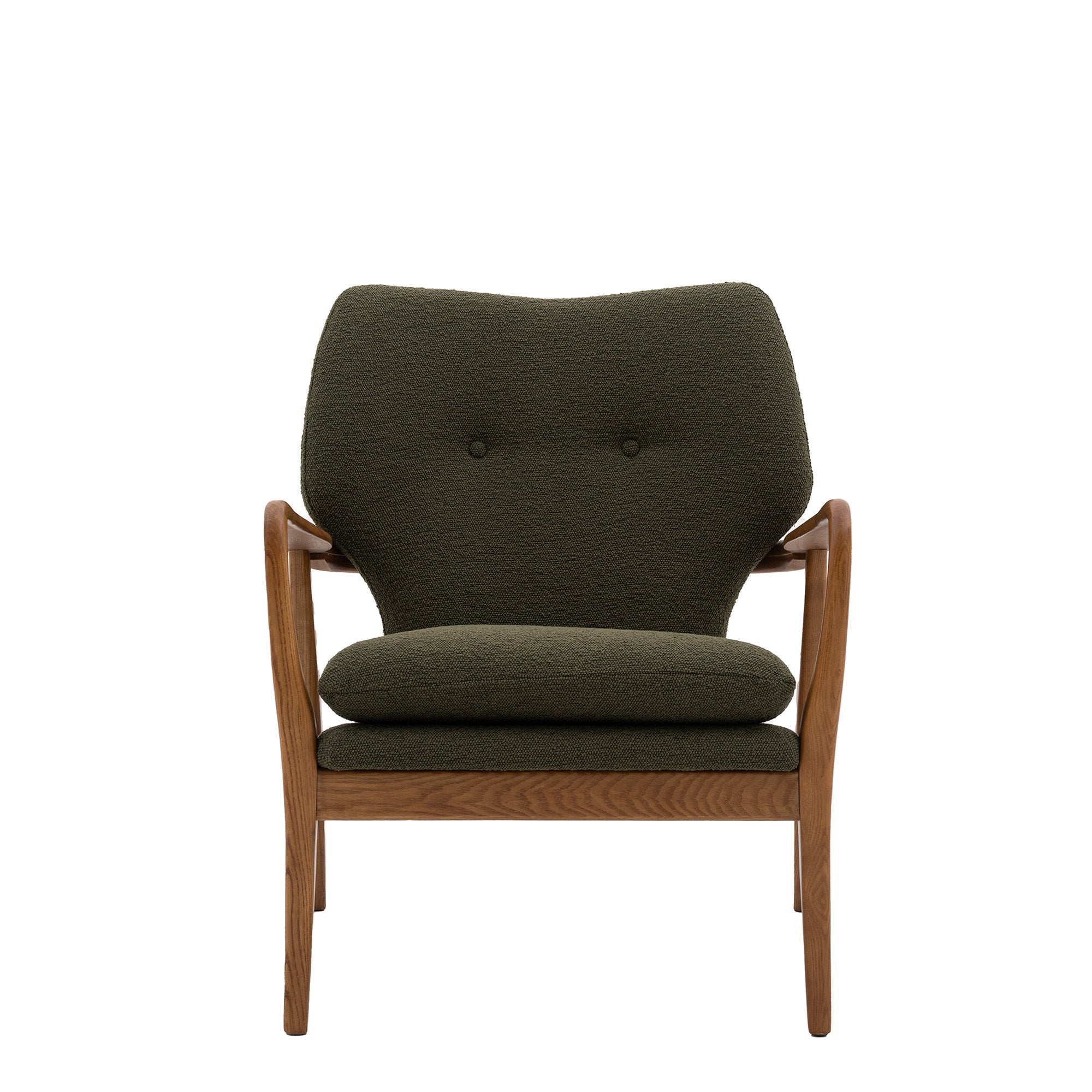 Chair In Fabric Green