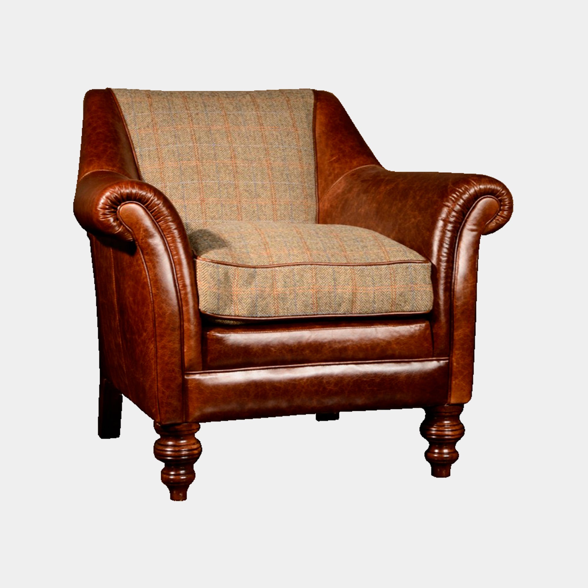 Harris Tweed Accent Chair - Option B