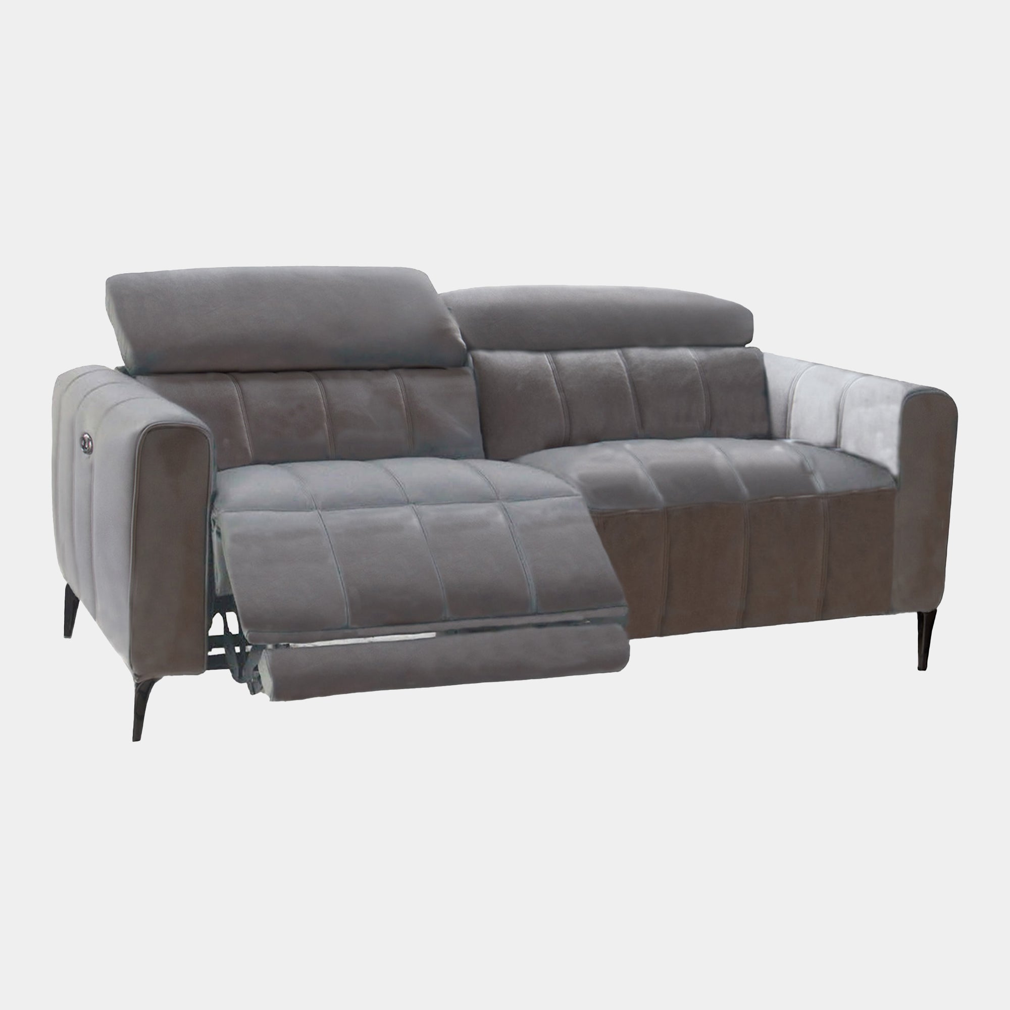 2 Seat Sofa With 2 Power Recliners & USB Toggle Switch In Fabric