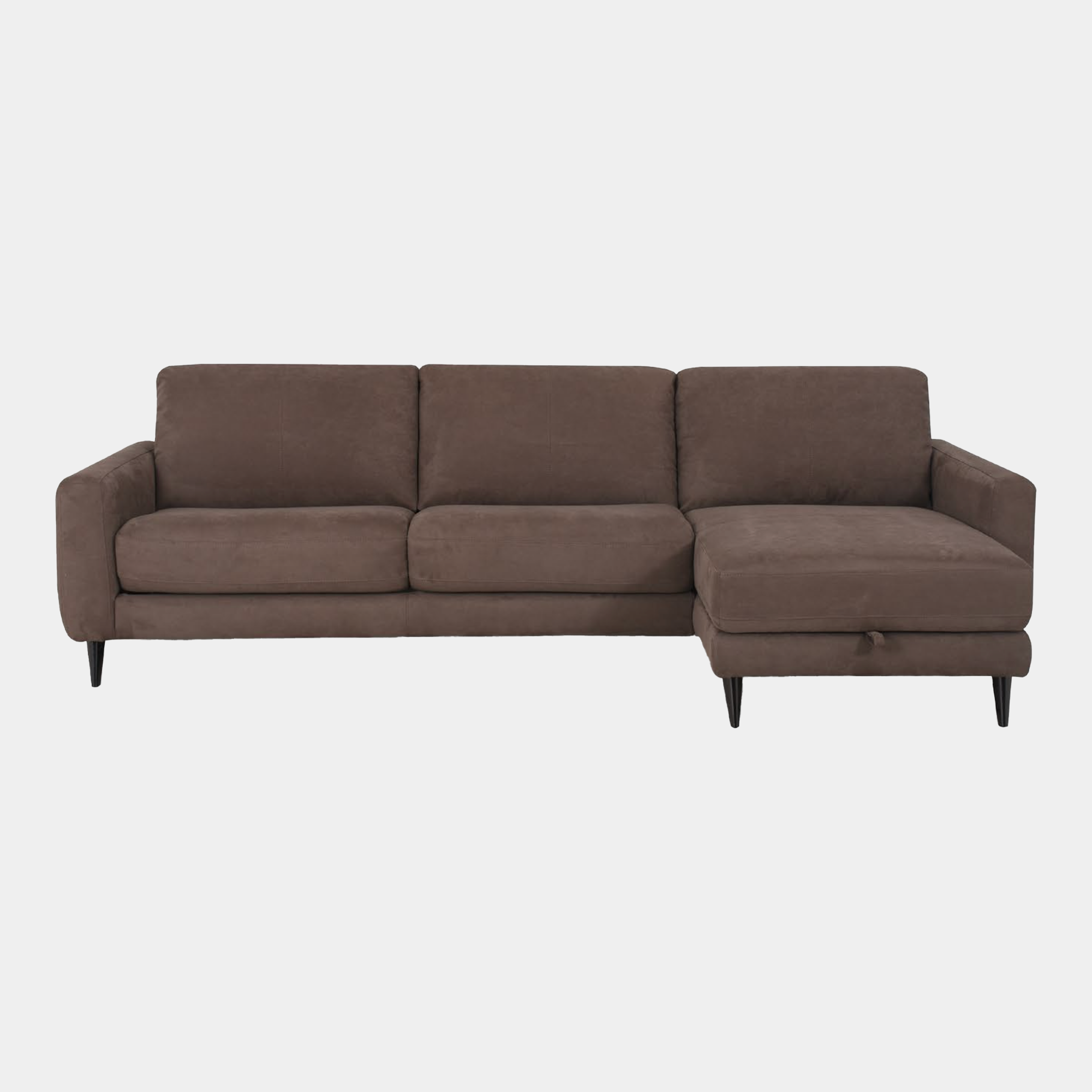 Volante - 2.5 Seat Sofa Bed With RHF Chaise With Foam Mattress In Fabric