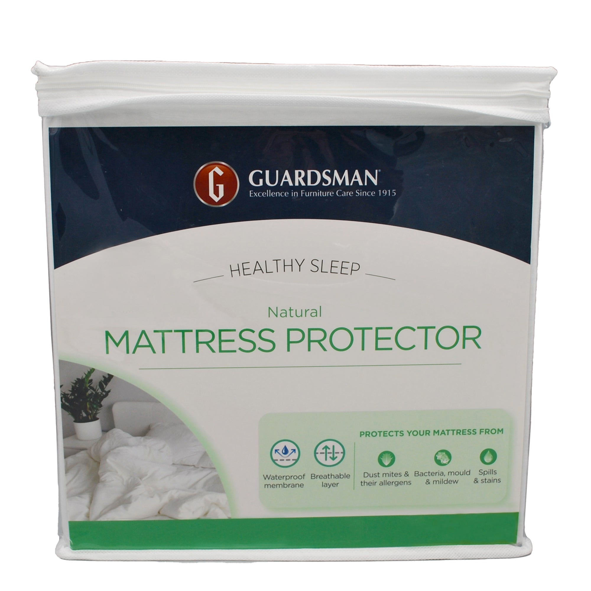 Guardsman - Natural Mattress Protector 90cm Single