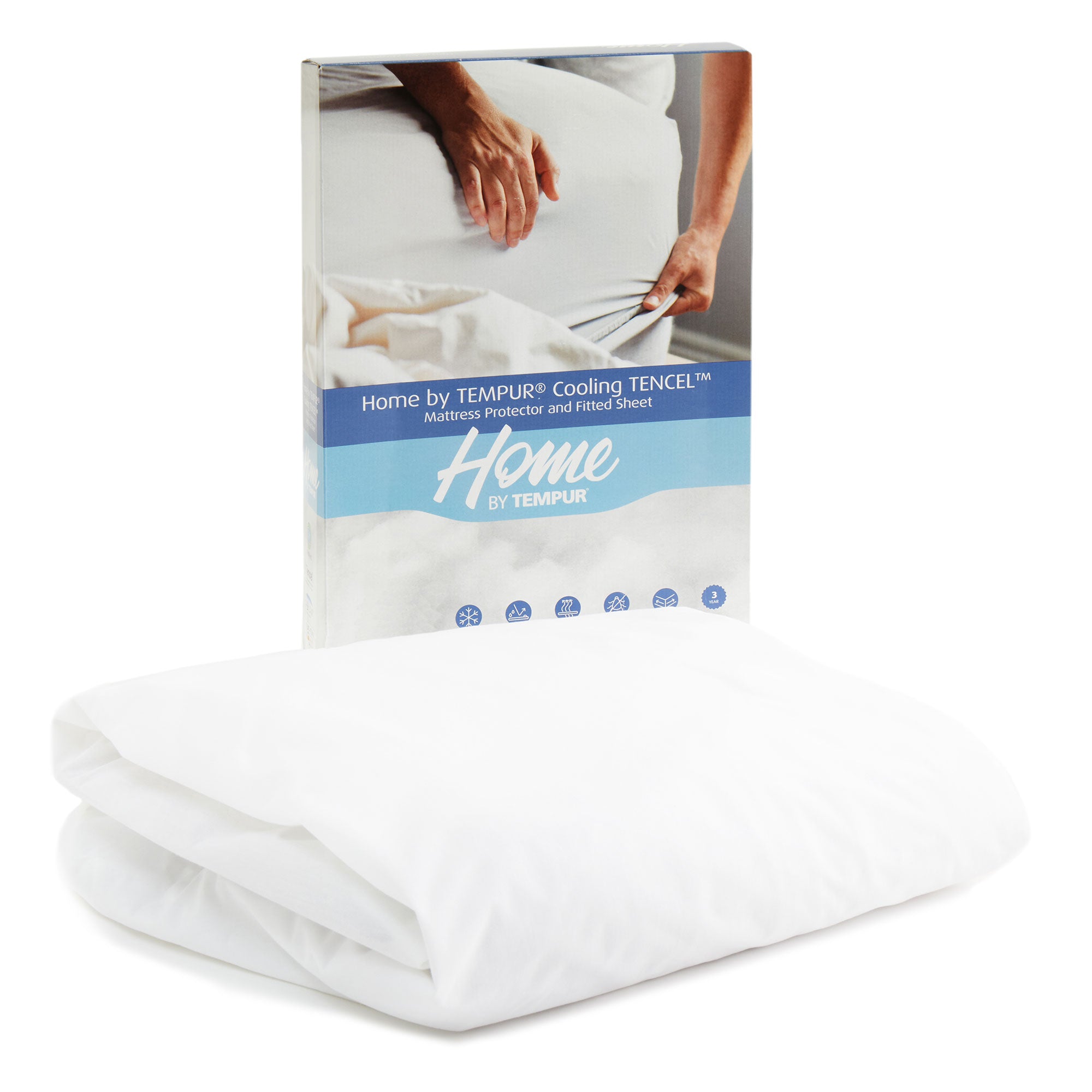 Tempur - Cooling TENCEL Mattress Protector & Sheet