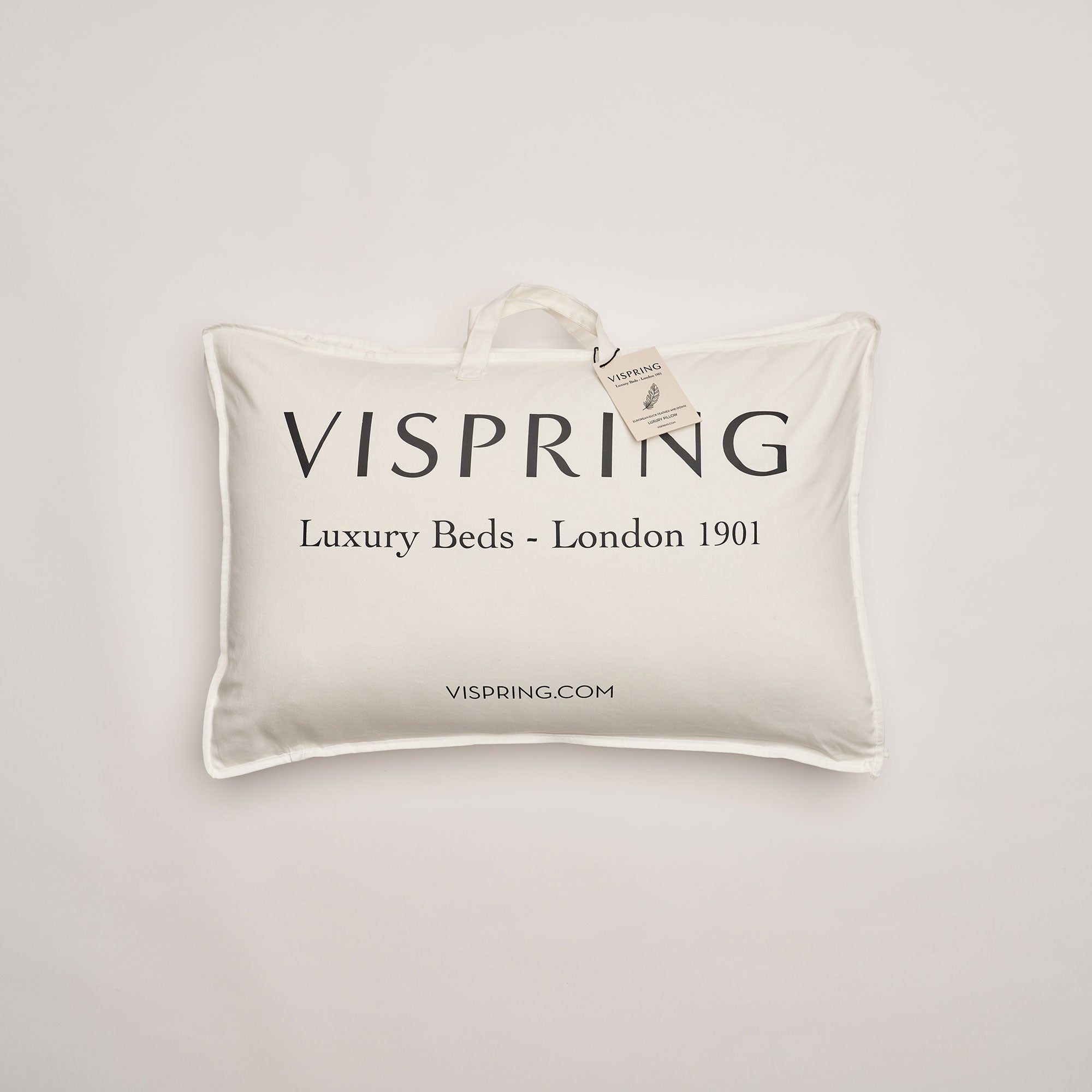Vispring Pillows - European Duck Feather & Down Pillow 90 x 50cm