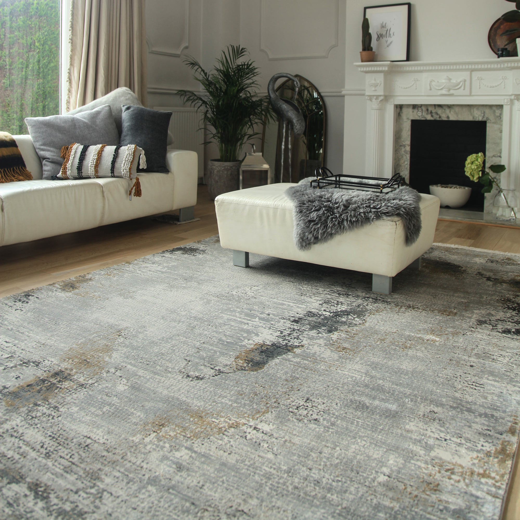 Toros Rug Illusion Frost Grey 160cm x 230cm