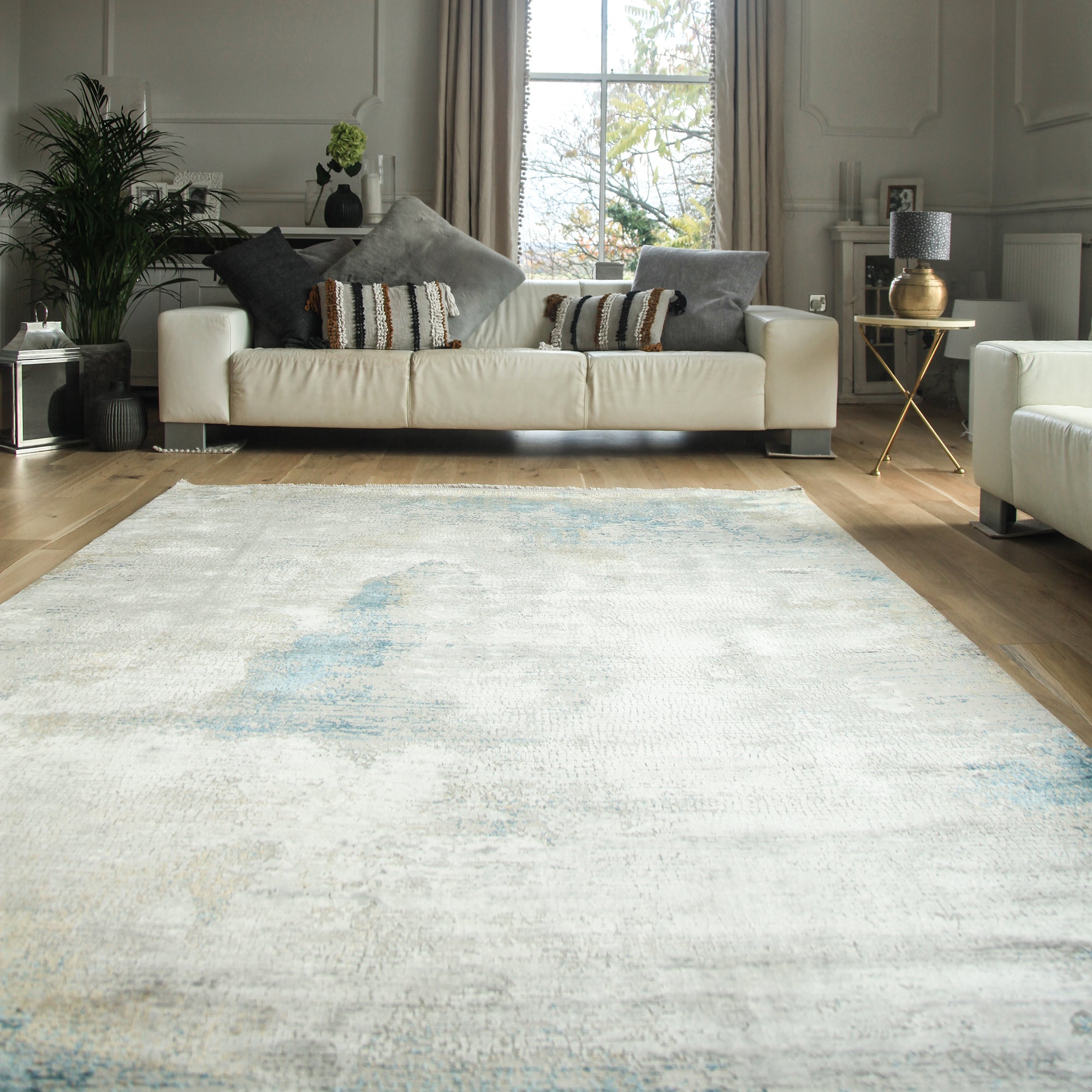 Toros Rug Illusion Ice Blue 240cm x 340cm