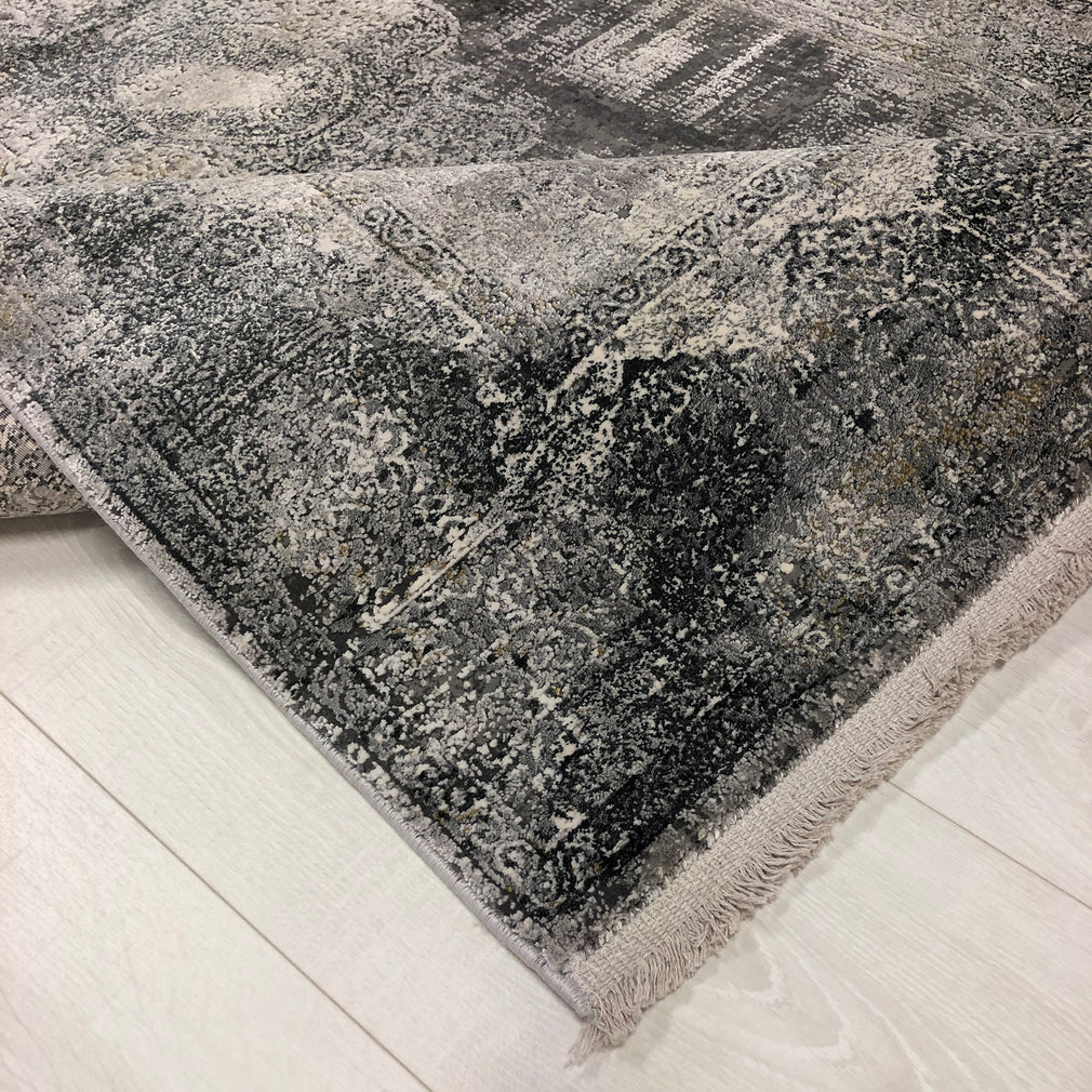 Overdyed Rug Silver 120cm x 180cm