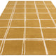 Albany Grid Rug Gold 80cm x 150cm