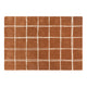 Albany Grid Rug Rust 80cm x 150cm