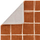 Albany Grid Rug Rust 80cm x 150cm