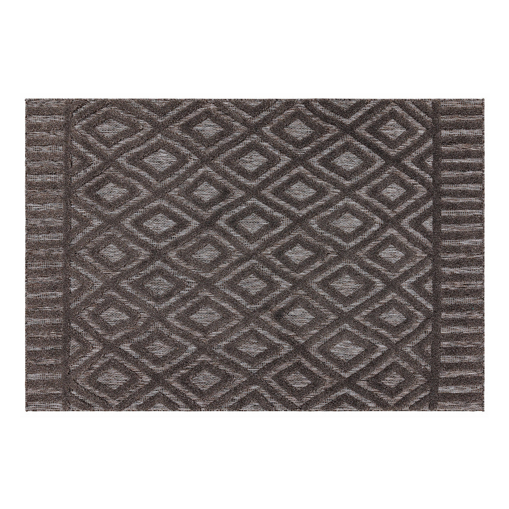 Salta Rug - Diamond Charcoal 80cm x 150cm