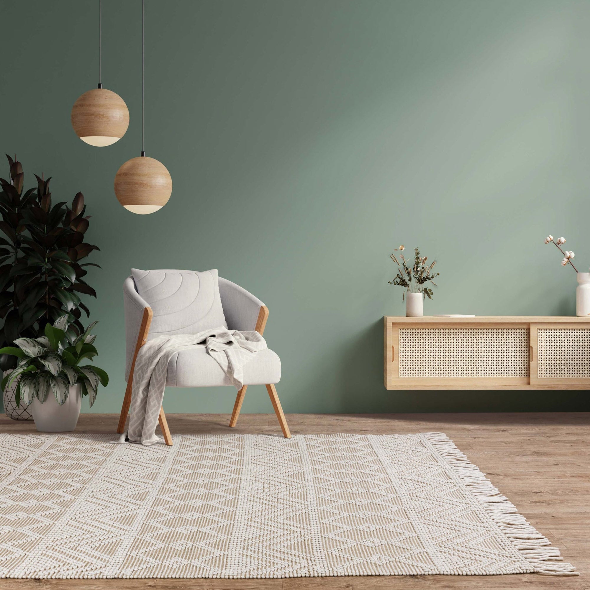 Asra -  Cream Rug 120cm x 170cm